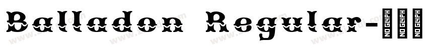Balladon Regular字体转换